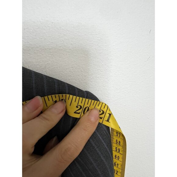 Ermenegildo Zegna Fabric Striped men's sports Jacket blazer grey Sz S/M - Picture 10 of 15